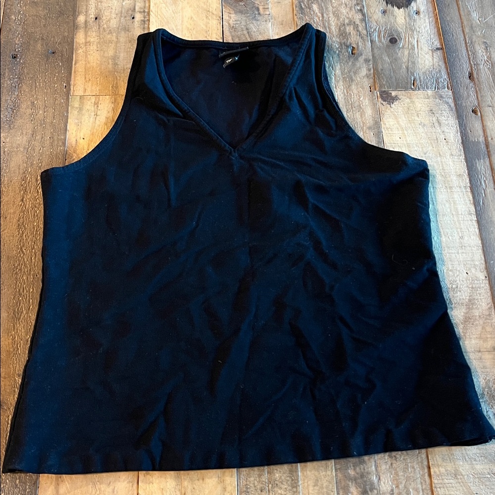 Eileen Fisher Black Petite Small Black Tank Top